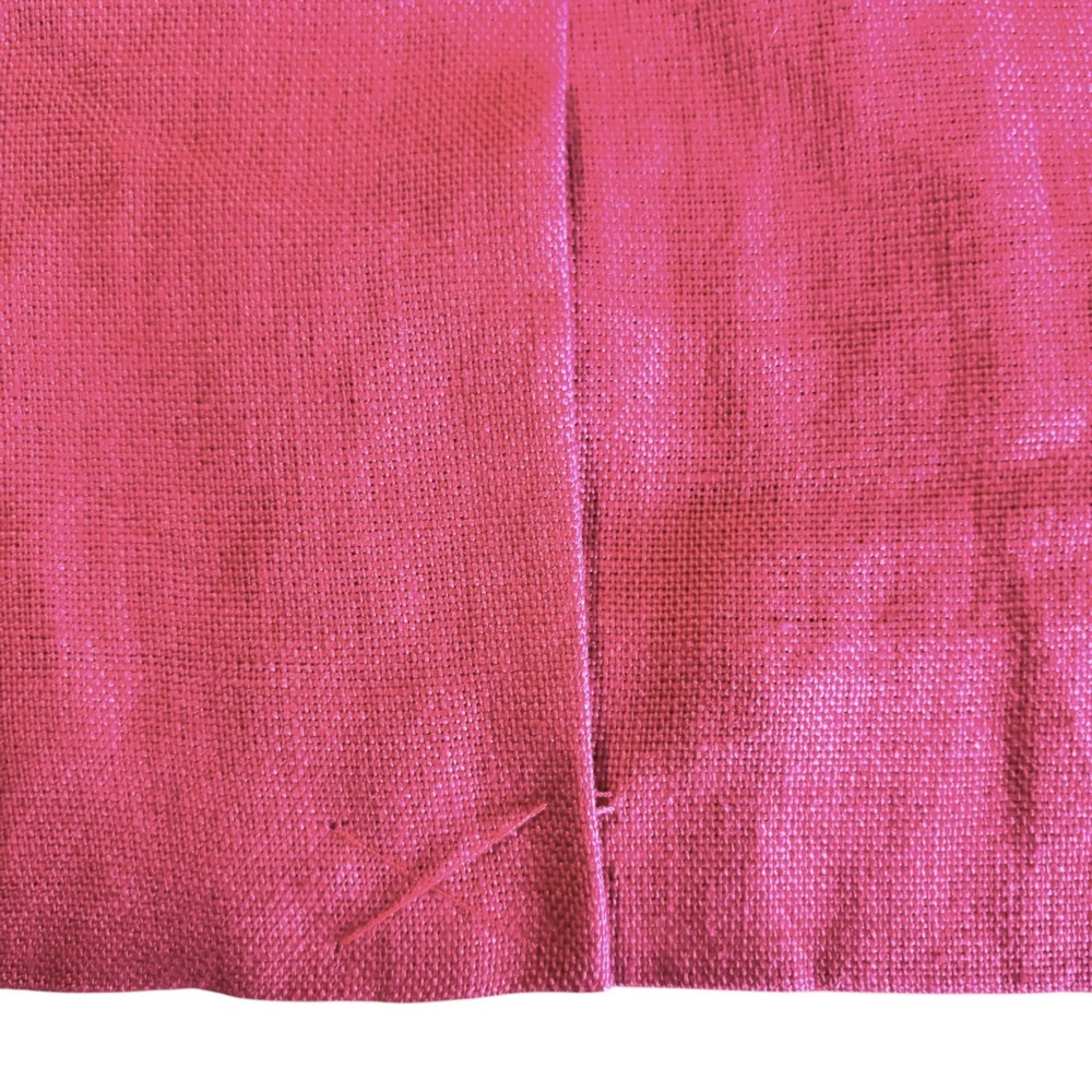 Talbots Pink Irish Linen Shift Dress 20W Sleeveless Scoop Neck Classic Lined - Picture 4 of 9